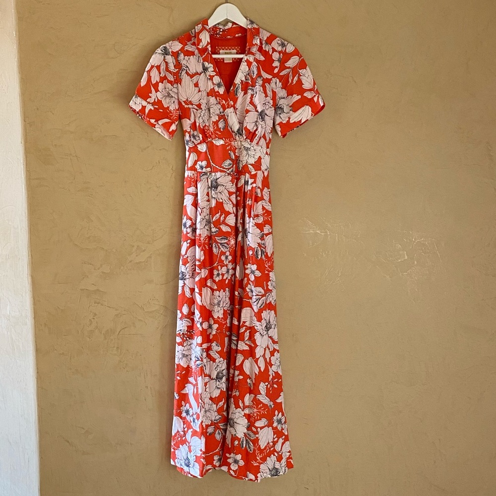 Maeve Janae Maxi Shirtdress NWOT